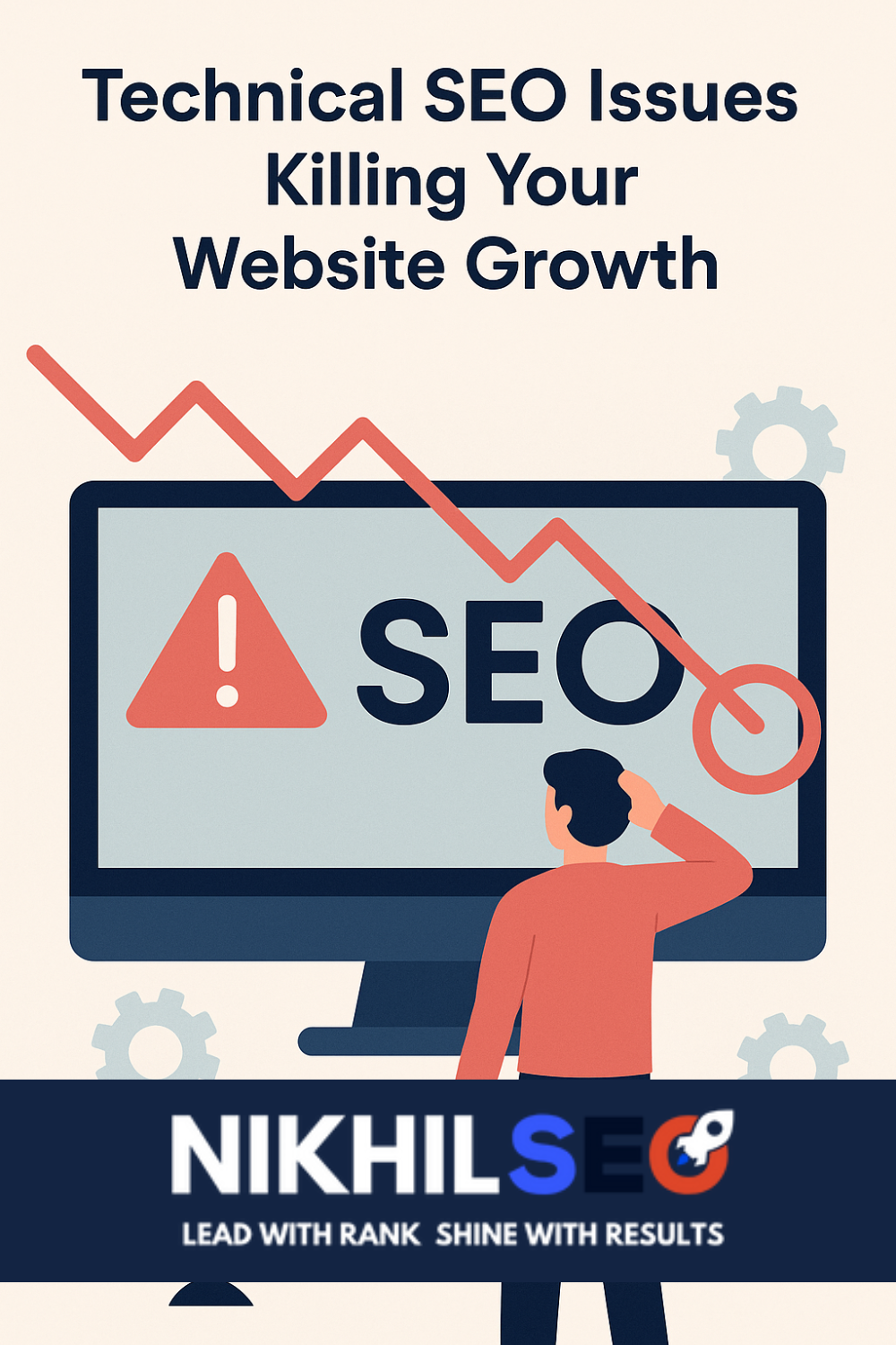 technical SEO issues illustration affecting website rankings